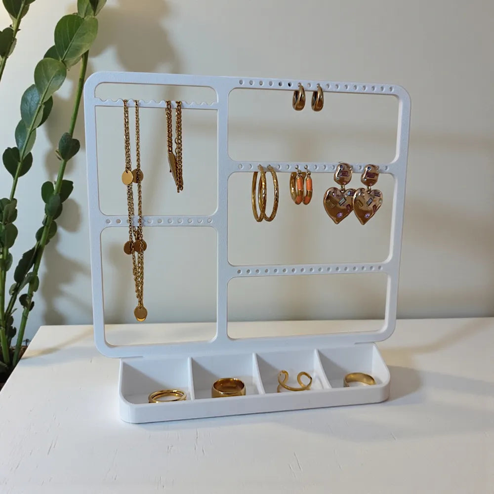 Jewelry Organizer For Earrings, Rings & Necklaces