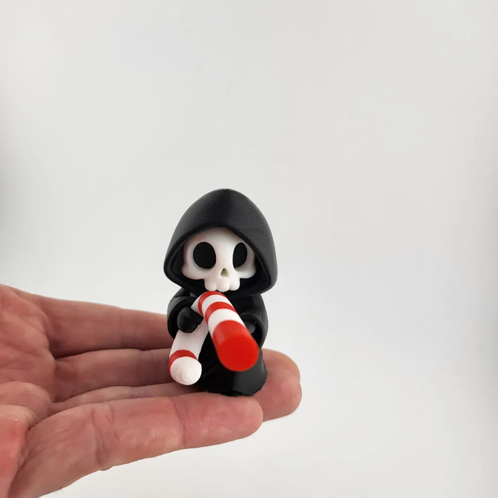 Grim Reaper sugar gun Christmas Figurine kawaii