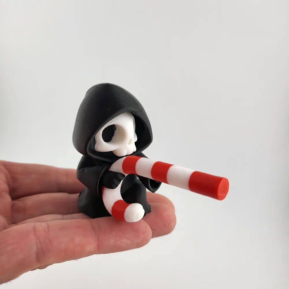Grim Reaper sugar gun Christmas Figurine kawaii