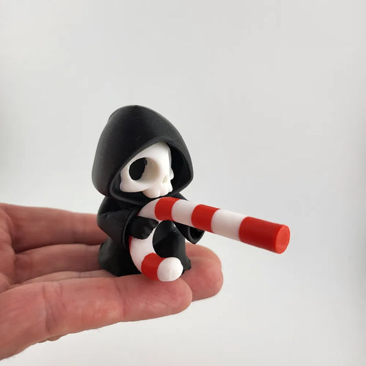 Grim Reaper sugar gun Christmas Figurine kawaii