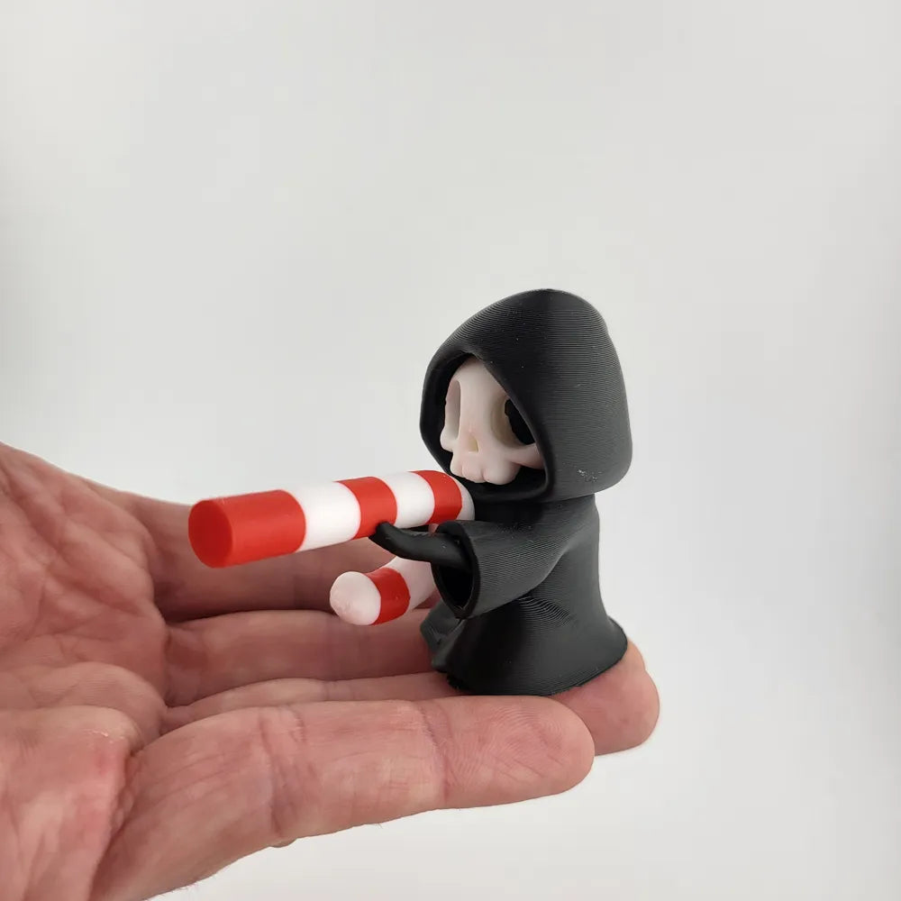 Grim Reaper sugar gun Christmas Figurine kawaii