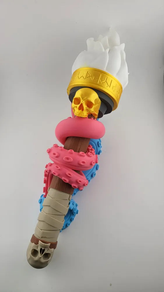 Abyssal Torch Dice Holder - Torch of the Deep DnD