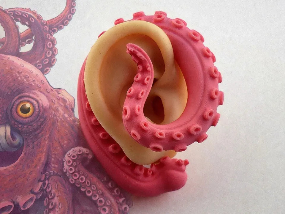 Abyssal Tentacle Ear – Octopus Inspired Wearable