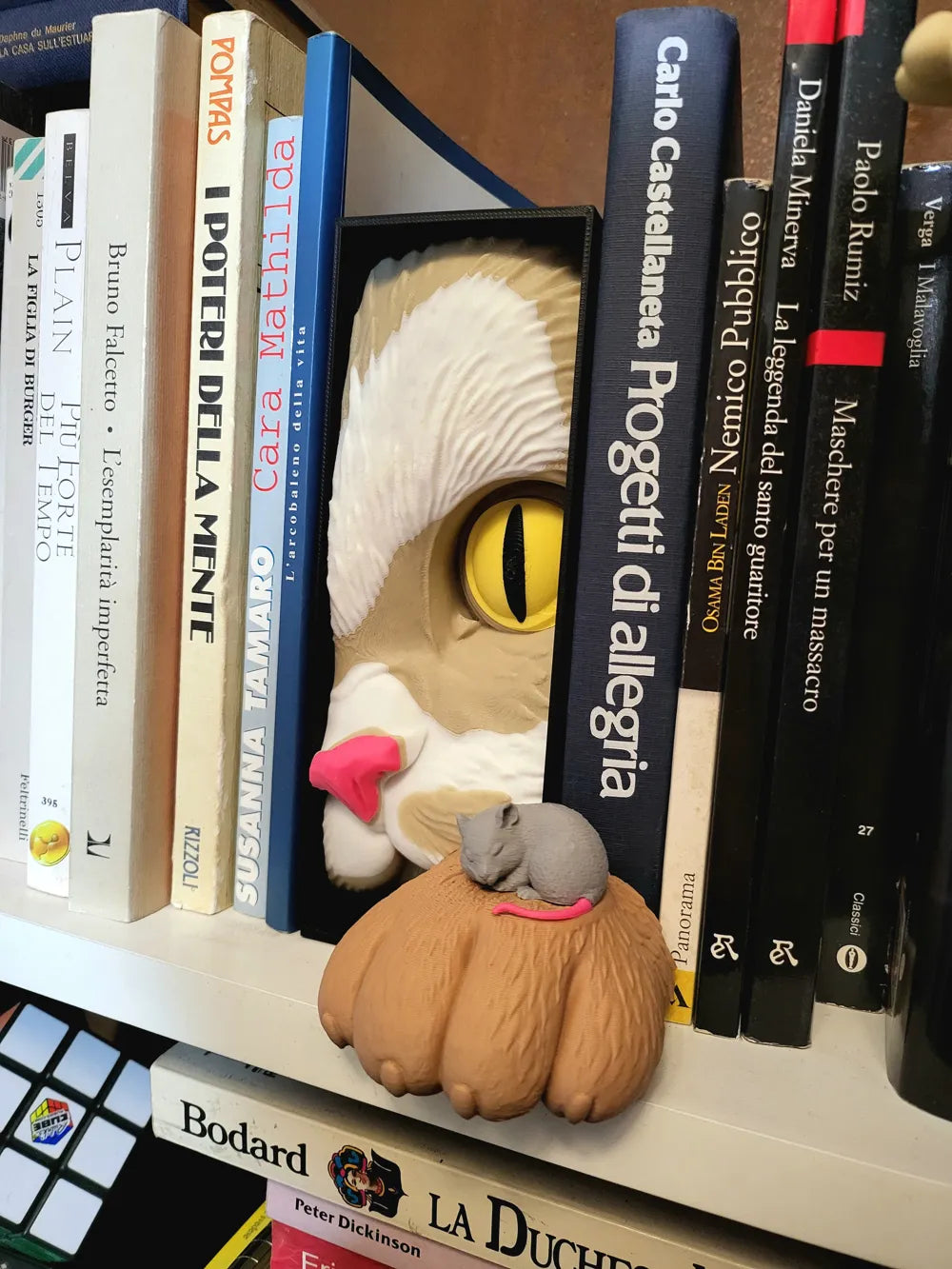 Sweet Cat & Mouse Book Nook – Friendship Insert