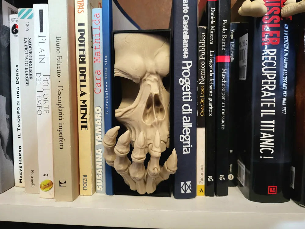 Creeping Skeleton Hand Book Nook booknook