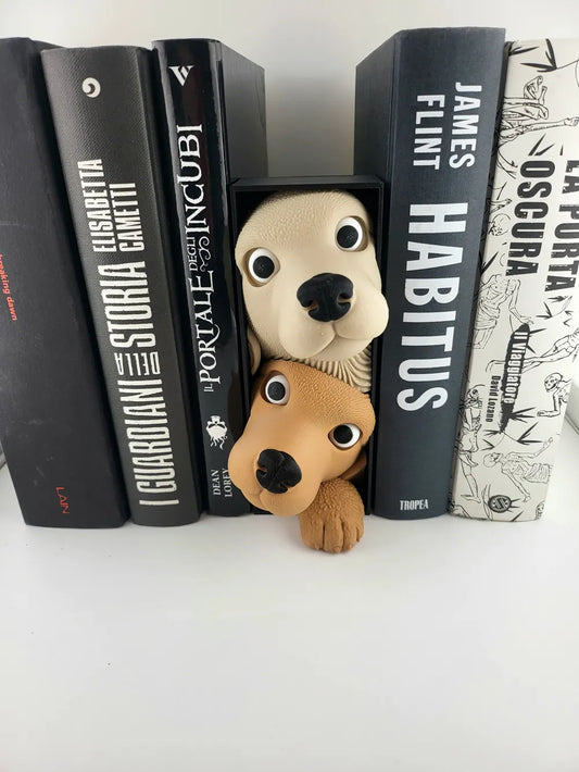 Dog Friends Book Nook  – Shelf Insert Book