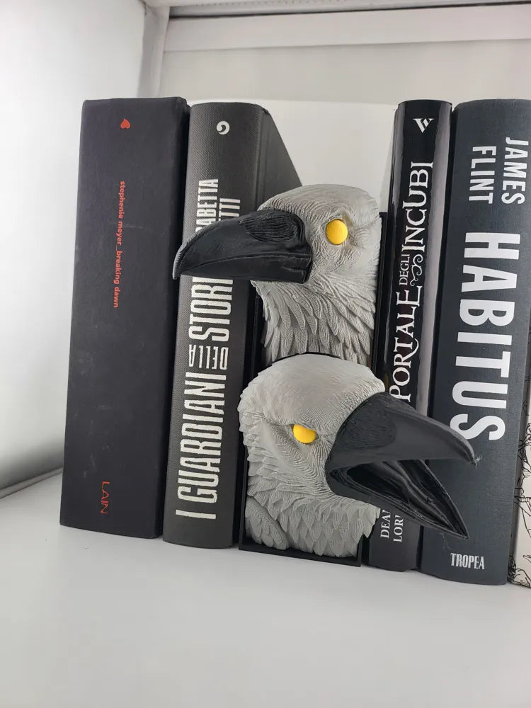 Book Nook Gothic Crow Shelf Insert Dark Libraries