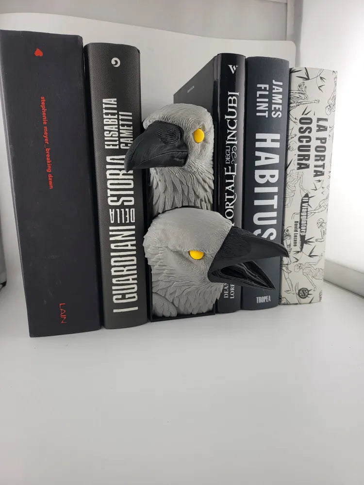 Book Nook Gothic Crow Shelf Insert Dark Libraries