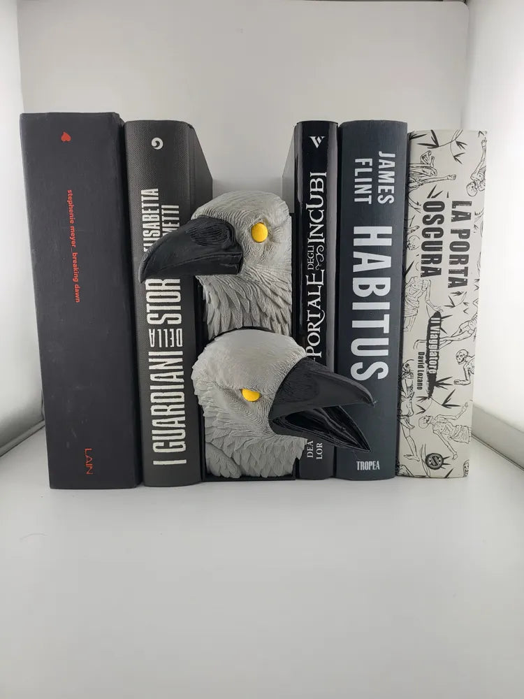 Book Nook Gothic Crow Shelf Insert Dark Libraries