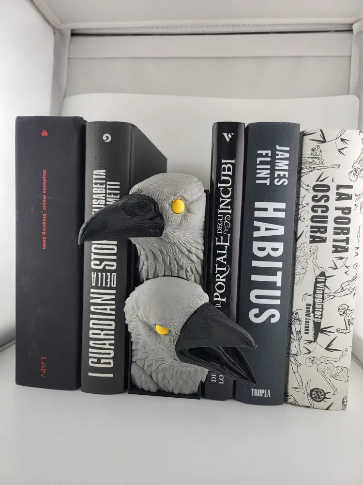 Book Nook Gothic Crow Shelf Insert Dark Libraries