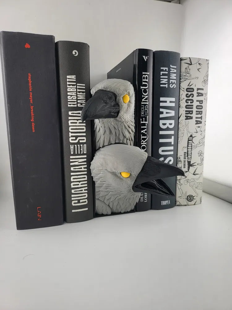 Book Nook Gothic Crow Shelf Insert Dark Libraries