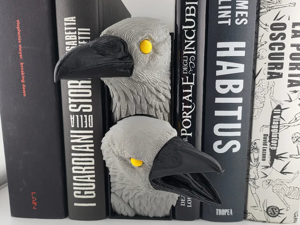 Book Nook Gothic Crow Shelf Insert Dark Libraries