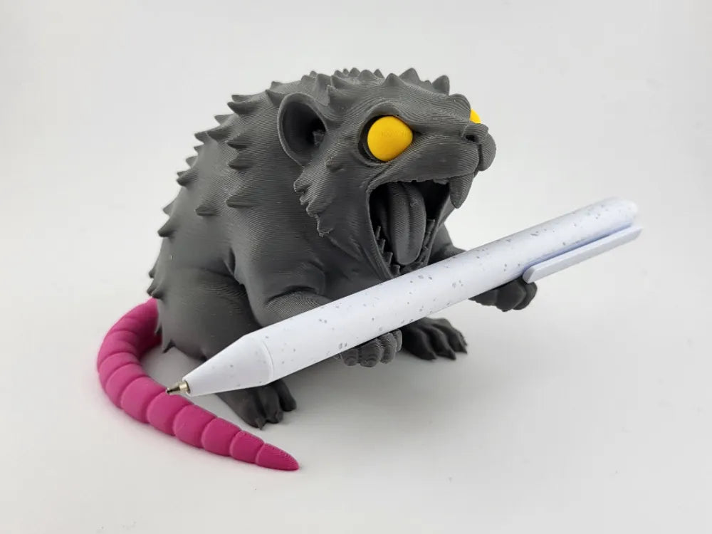 Rat Stylus & Pen Holder Stand