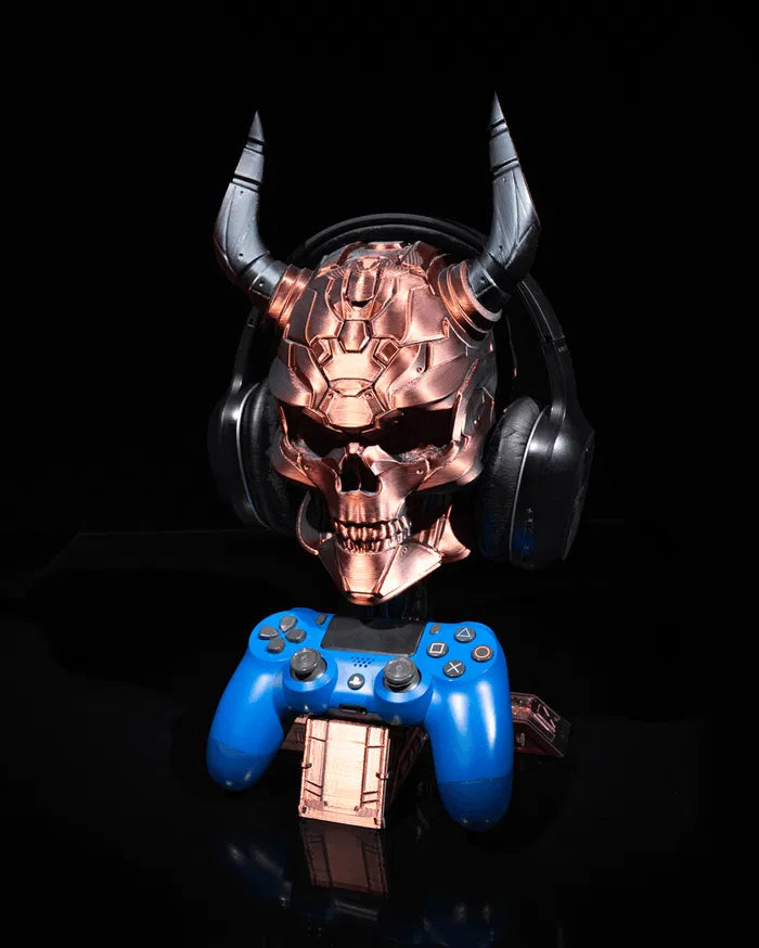 Sci_fi_Skull_Controller_and_Headphone_Holder_6_49864a5cd8