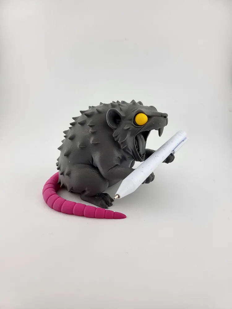 Rat Stylus & Pen Holder Stand