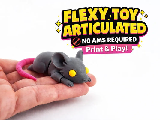 Flexi Articulated Mouse Fidget Toy