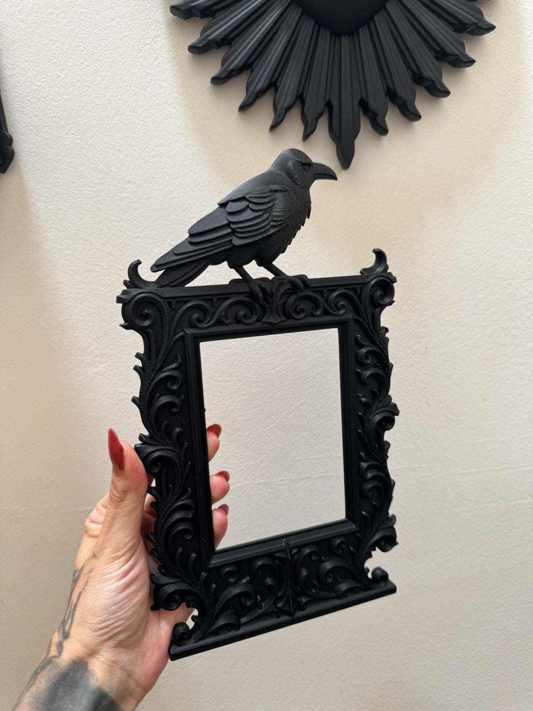 Crow Frame Gothic Crow Frame– 3D Crazy Works