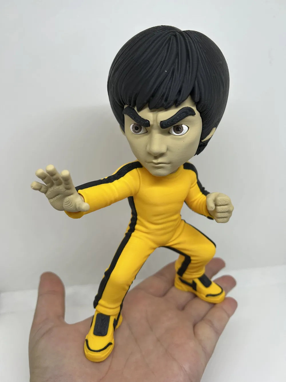 8" Bruce Lee Yellow Jumpsuit