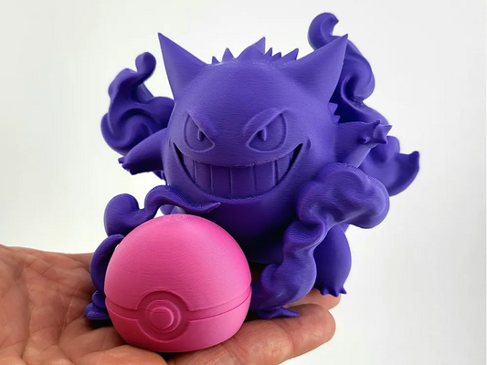 Gengar with Poké Ball – Pokémon Ghost Collectible