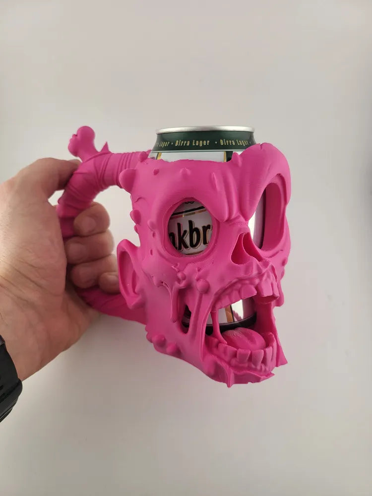Skull Can Holder Handle Style Drink Grip holder