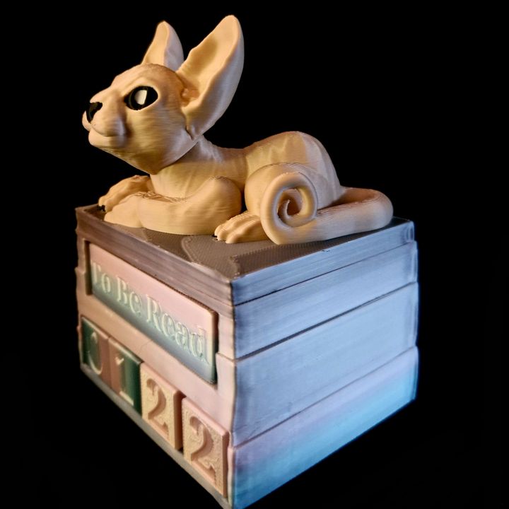 Sphynx Cat Book Counter