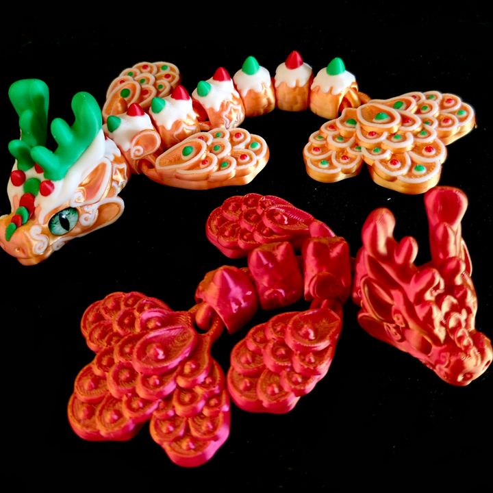 Gingerbread Medium & Baby Dragon