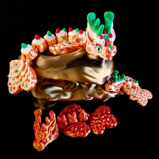 Gingerbread Medium & Baby Dragon