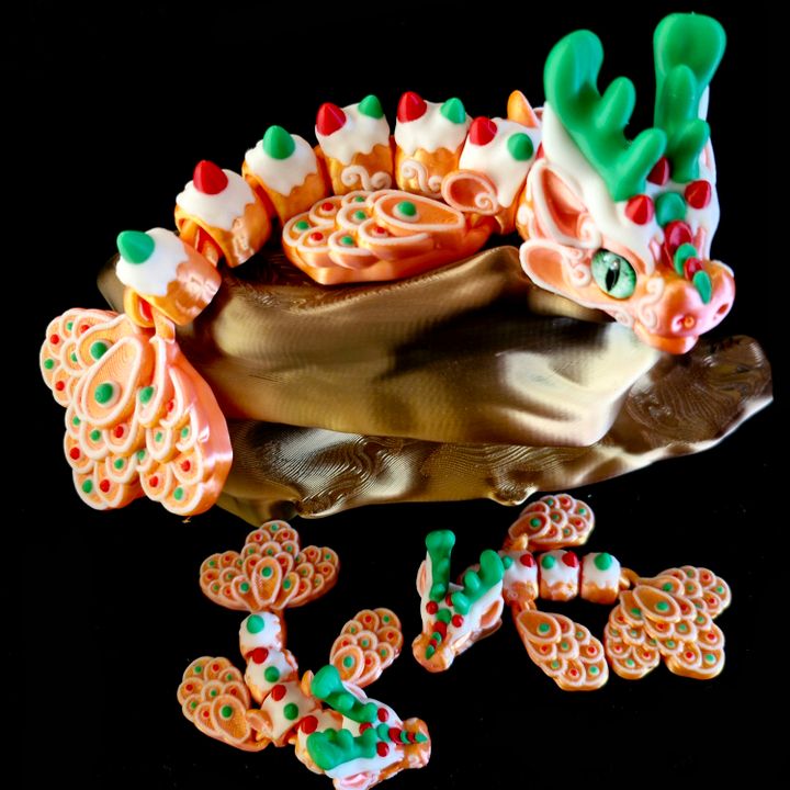 Gingerbread Medium & Baby Dragon