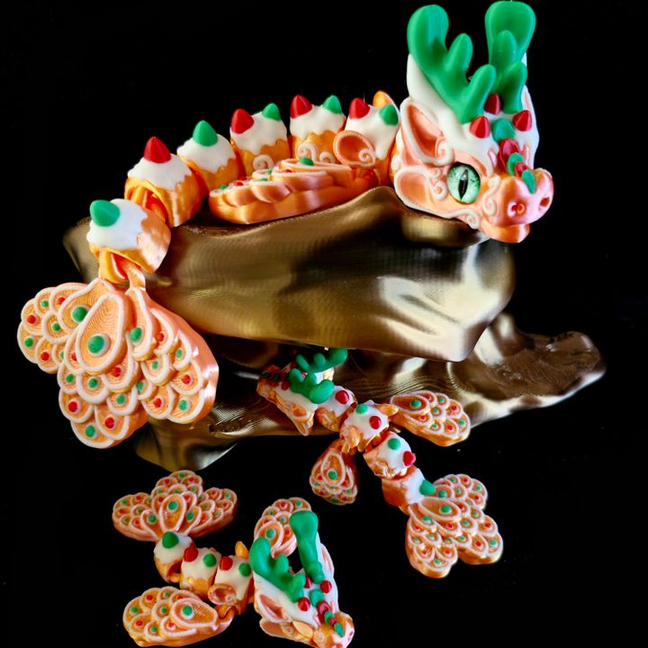 Gingerbread Medium & Baby Dragon