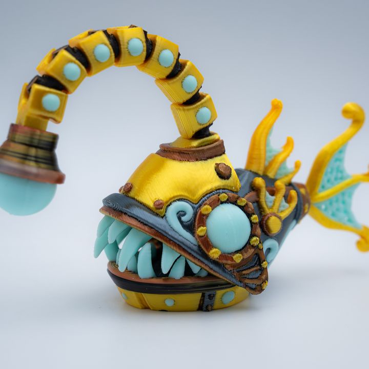 Articulated Steampunk Angler Fish