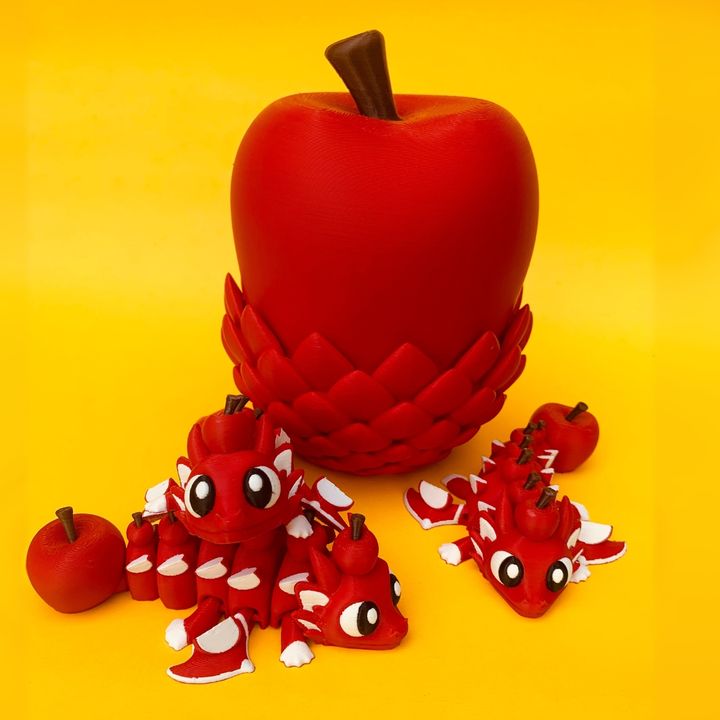 Flexi Apple Dragon And Egg Box