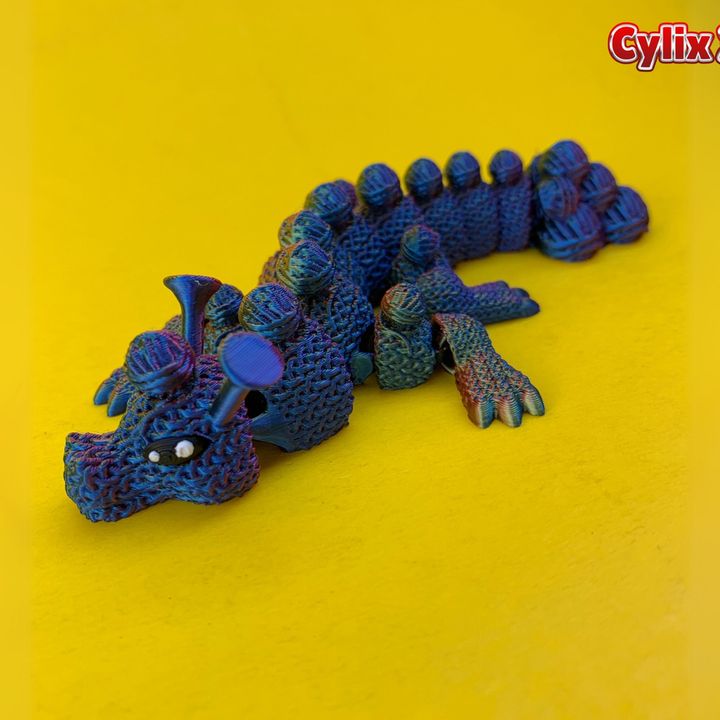 Articulated Baby Crochet Dragon