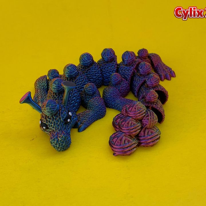 Articulated Baby Crochet Dragon