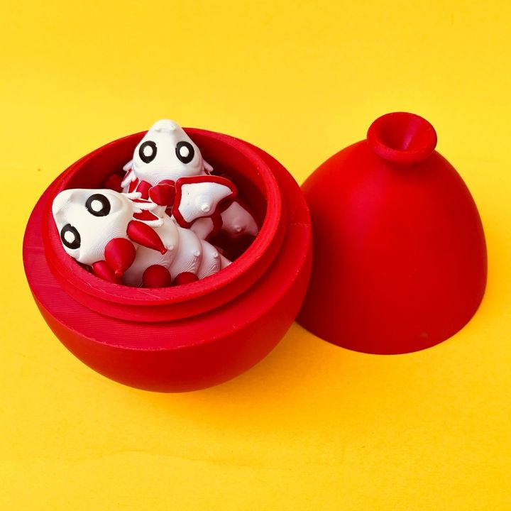 Flexi Balloon Dragon And Balloon Box, Articulated Winged Dragon