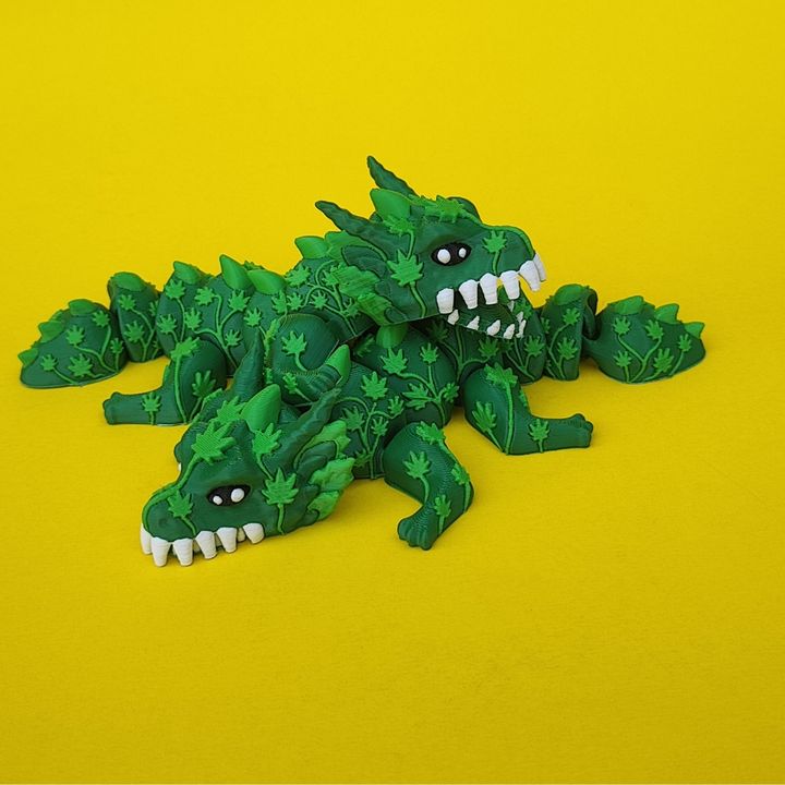 Biting Cannabis Dragon