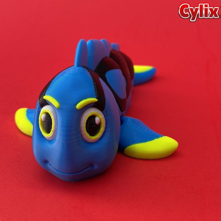 Flexi Blue Tang Fish