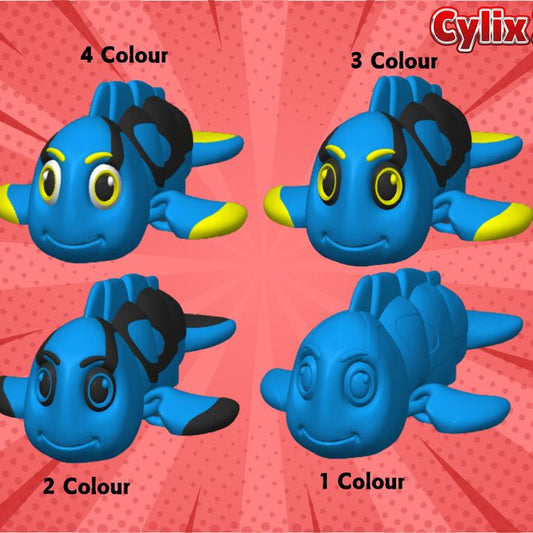 Flexi Blue Tang Fish