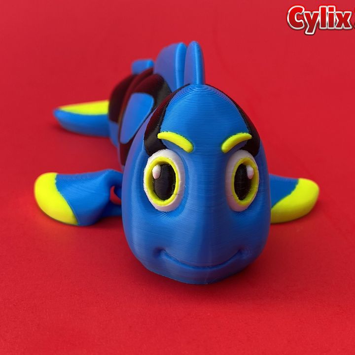 Flexi Blue Tang Fish