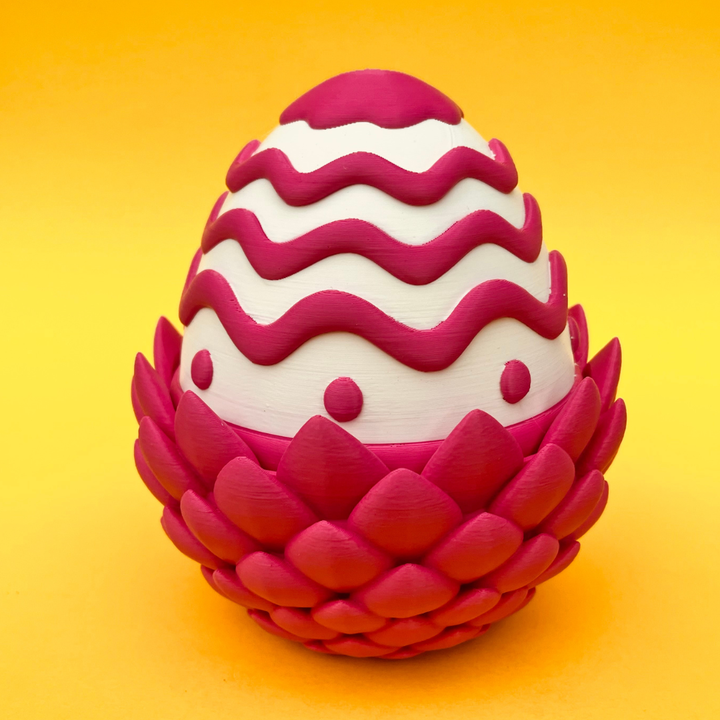 Flexi Easter Bunny Dragon And Egg Box, Articulated Winged Dragon