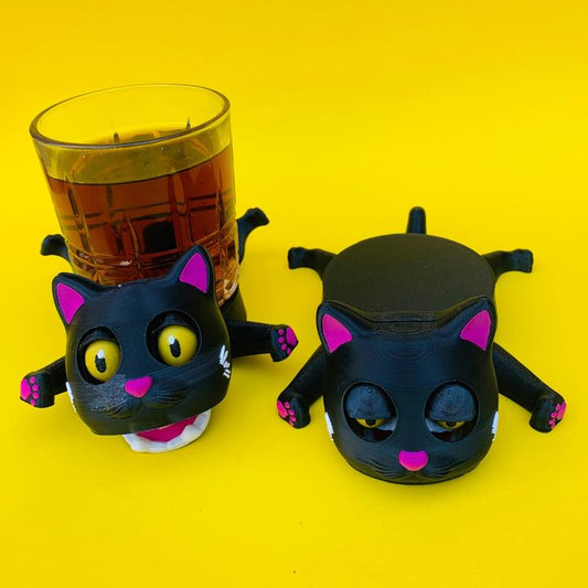 Cat Coaster Cup Holder