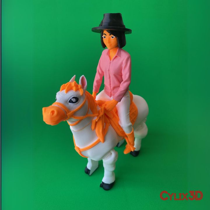 Flexi Cowgirl Horseback Riding