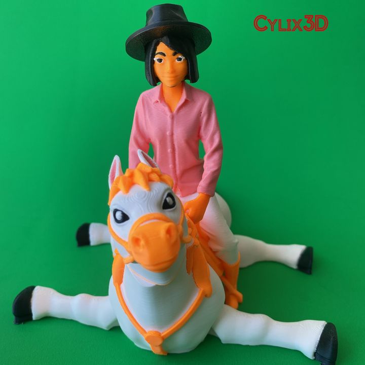 Flexi Cowgirl Horseback Riding