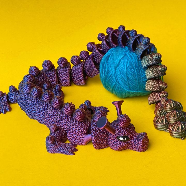 Articulated Crochet Dragon
