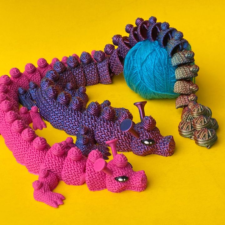 Articulated Crochet Dragon