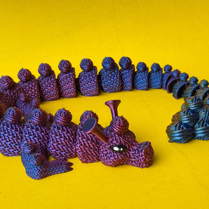 Articulated Crochet Dragon