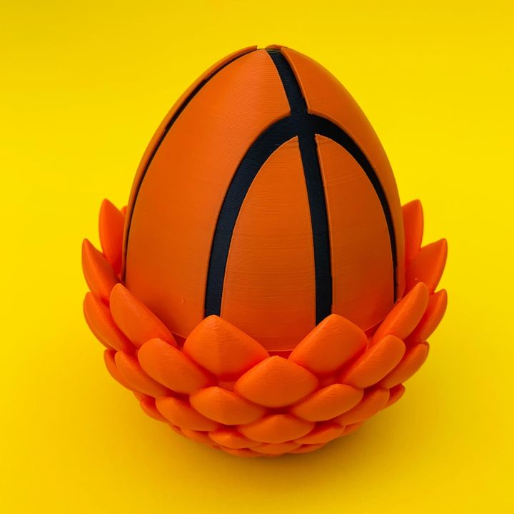 Articulated Basketball Dragon And Egg