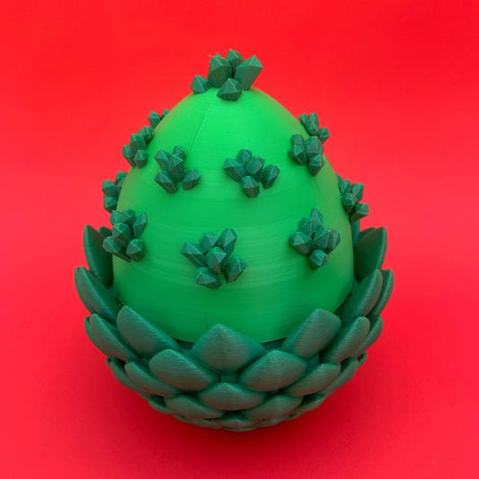 Articulated Crystal Dragon And Egg Box