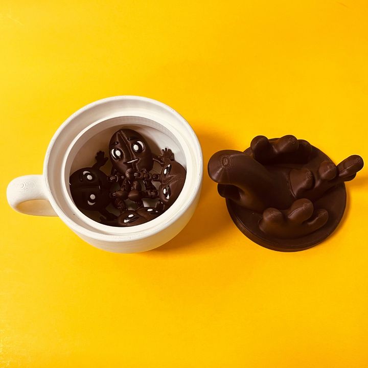 Flexi Coffee Bean And Cup Box