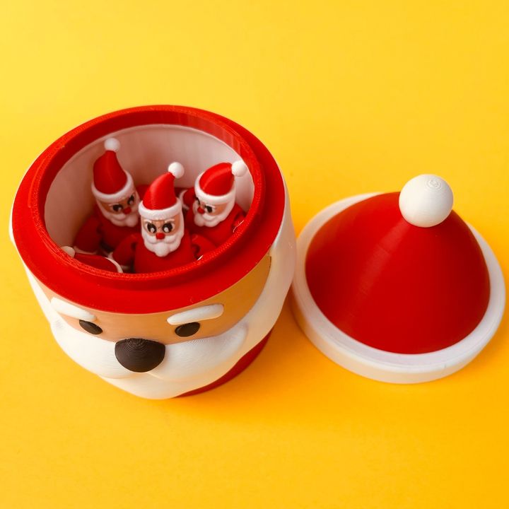 Articulated Santa And Christmas Gift Box Fidget Toy