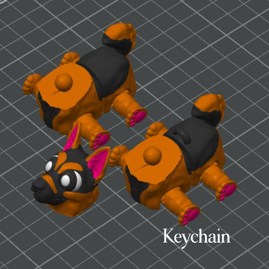 Flexi German Shepherd, Articulated Dog